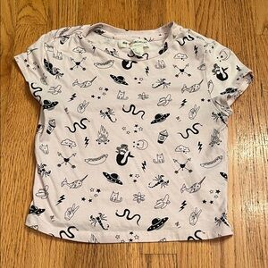 H&M Coachella Crop top baby pink size S